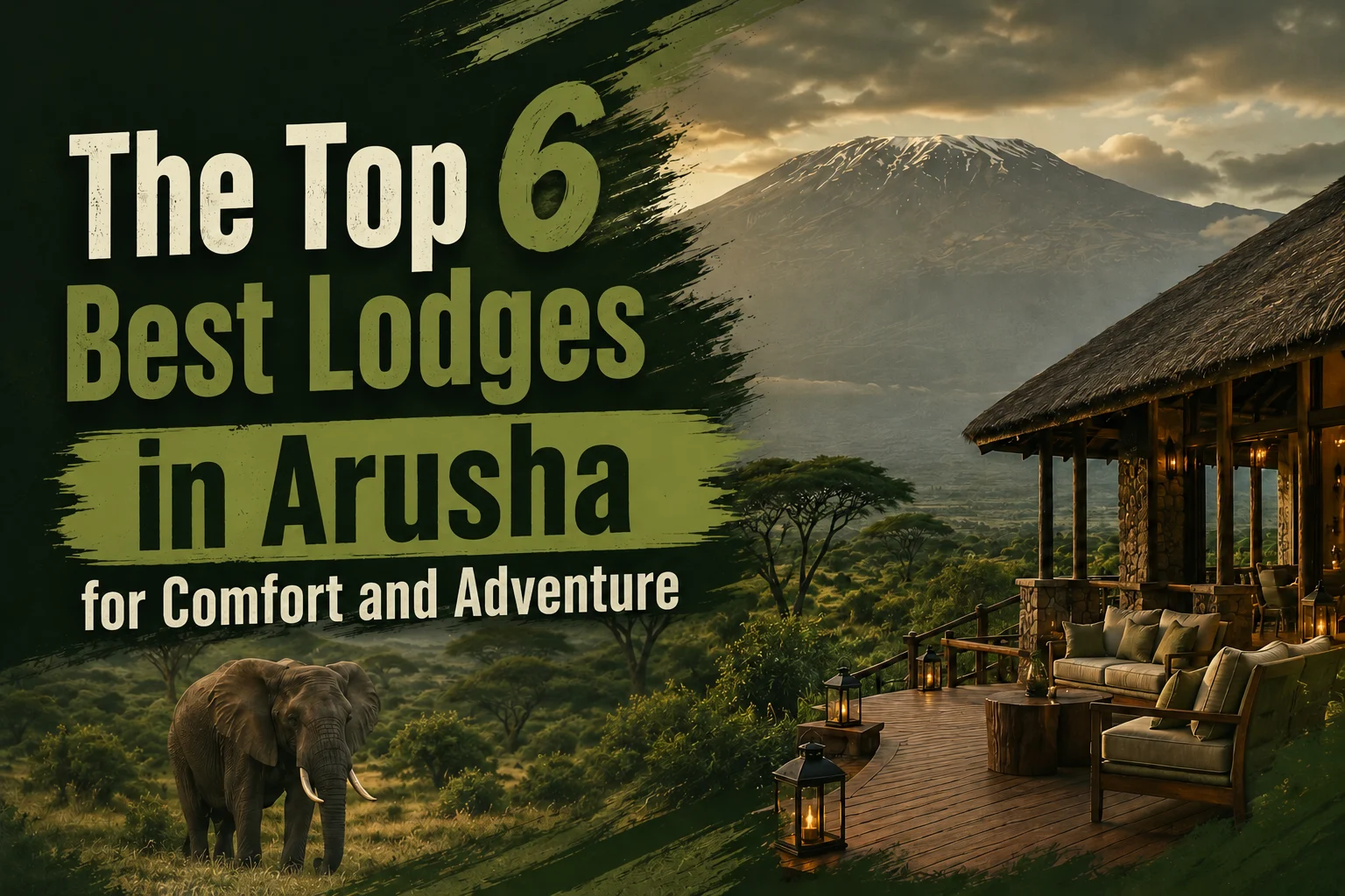 Top 6 Best Lodges in Arusha for Comfort and Adventure