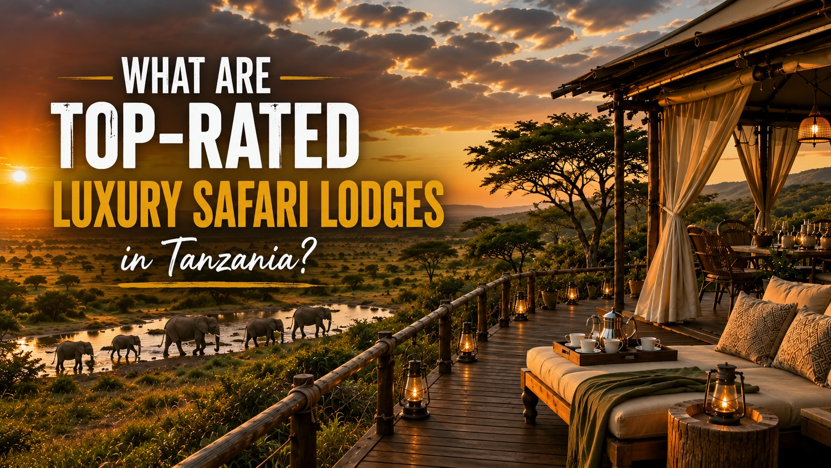 What Are The Top Rated Luxury Safari Lodges in the Serengeti
