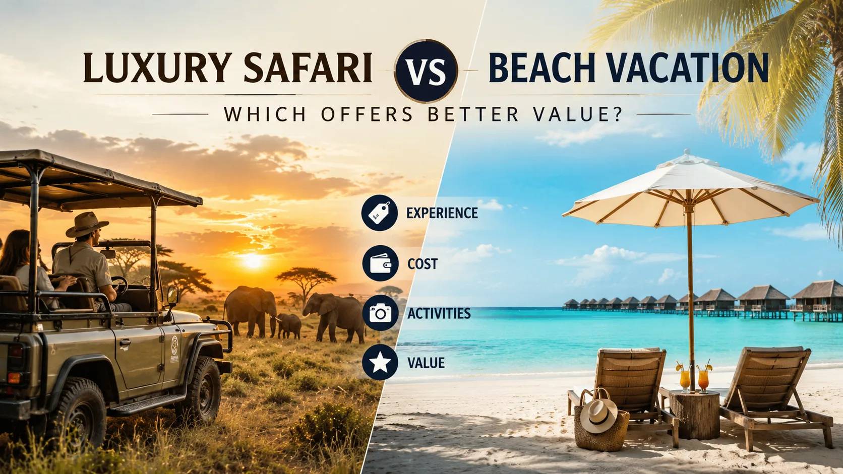 Luxury Safari vs Beach Vacation: Which Offers Better Value?